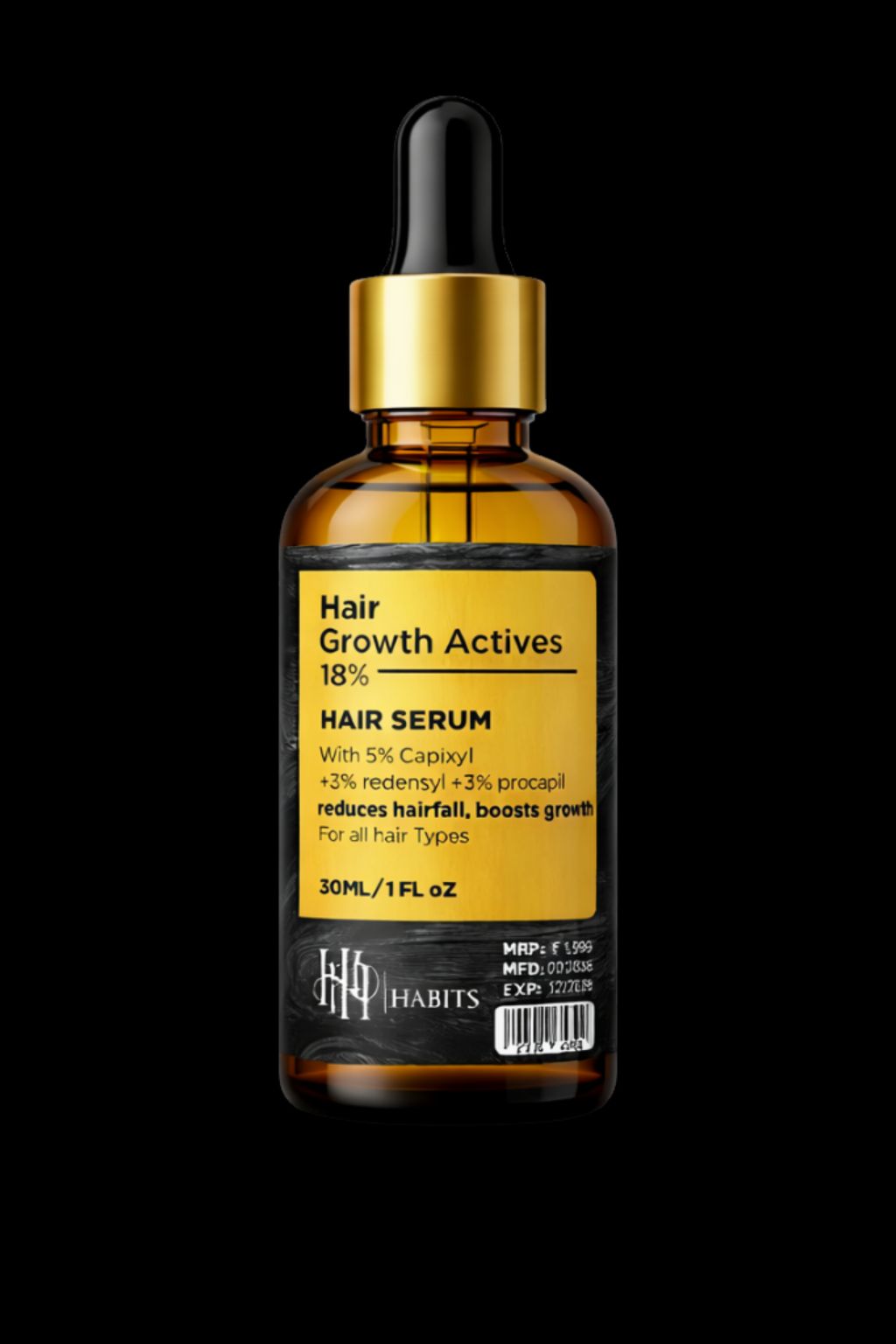 Hair Growth Actives Serum – Advanced Hair Fall Control & Growth Boosting Formula