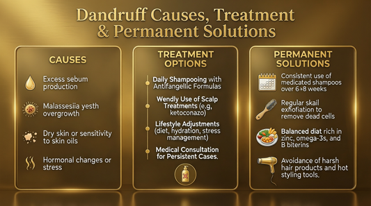 Dandruff Causes, Treatment & Permanent Solutions