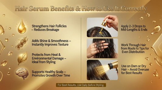 Hair Serum Benefits & How to Use It Correctly