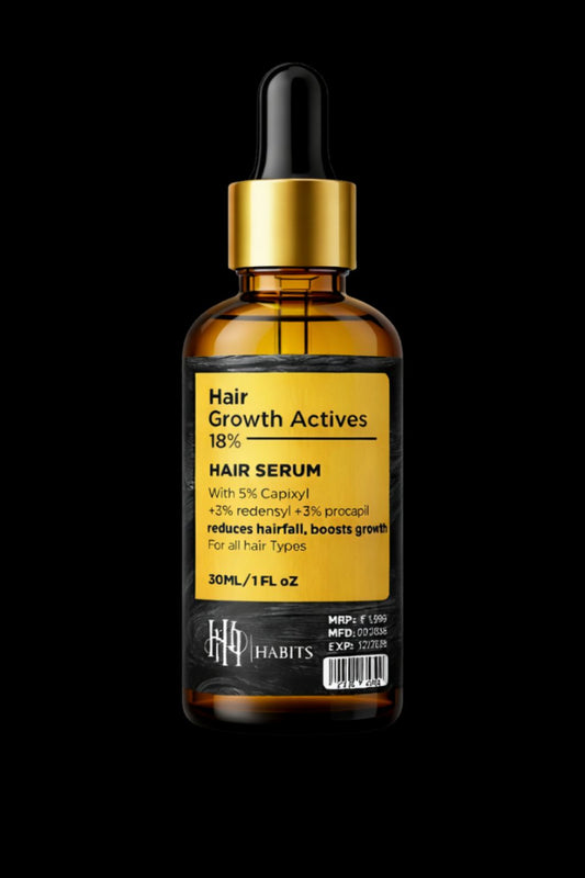 Hair Growth Actives Serum – Advanced Hair Fall Control & Growth Boosting Formula